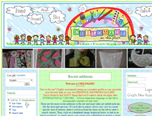 Tablet Screenshot of childmade.com